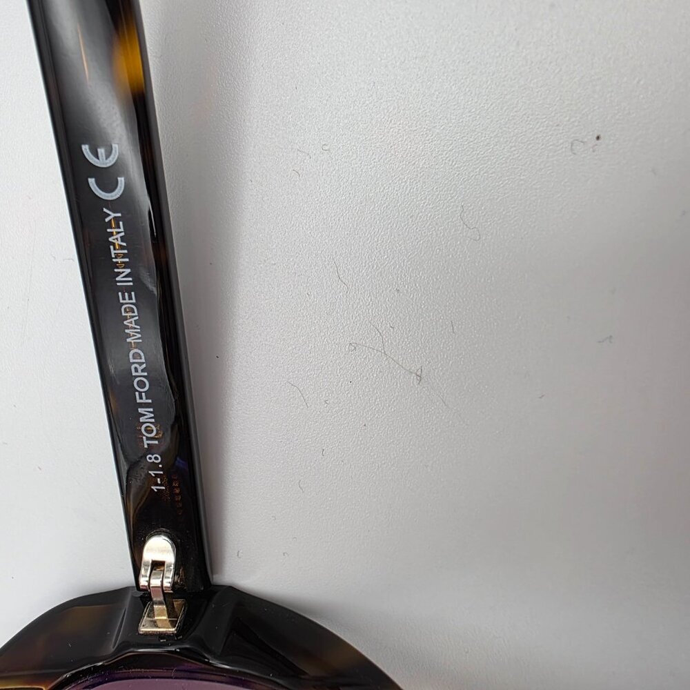 Tom Ford Bianca Brown Oversized Sunglasses with Case - Picture 4 of 13